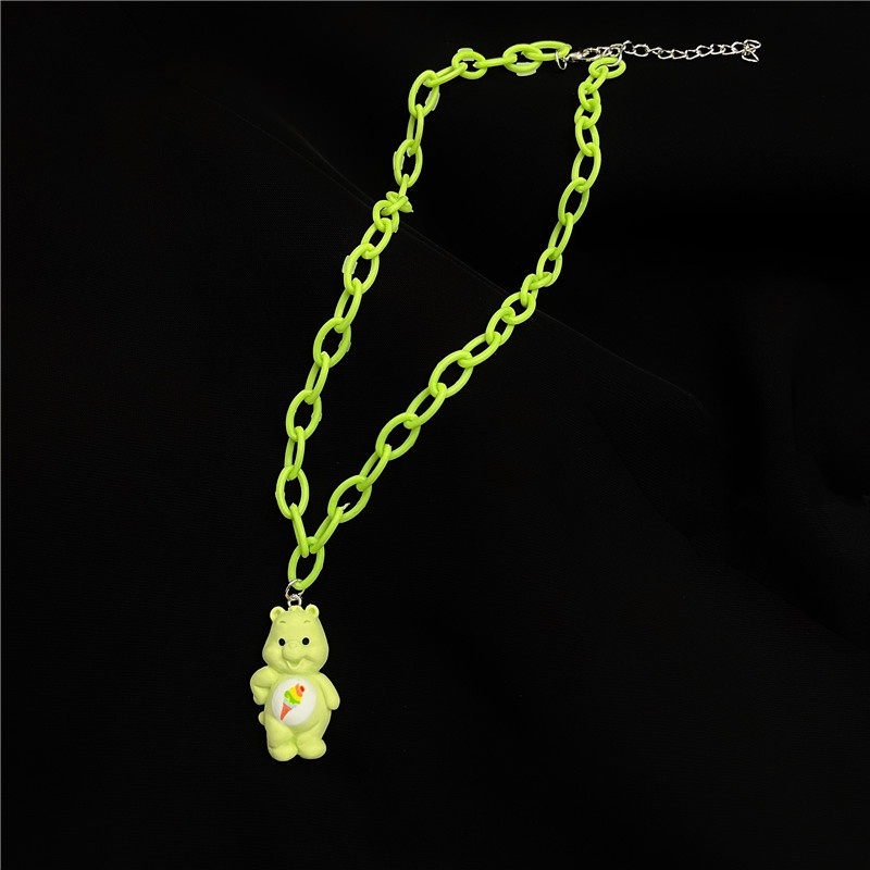 Vòng cổ mặt hình gấu phong cách Hàn Quốc thời trang dễ thương cho nữ