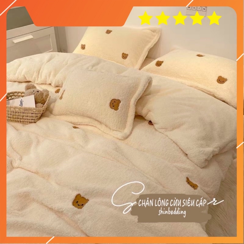 Set Bộ Vỏ Chăn Ga Nỉ Lông, Mềm Êm, Ấm Áp Cho Mùa Đông