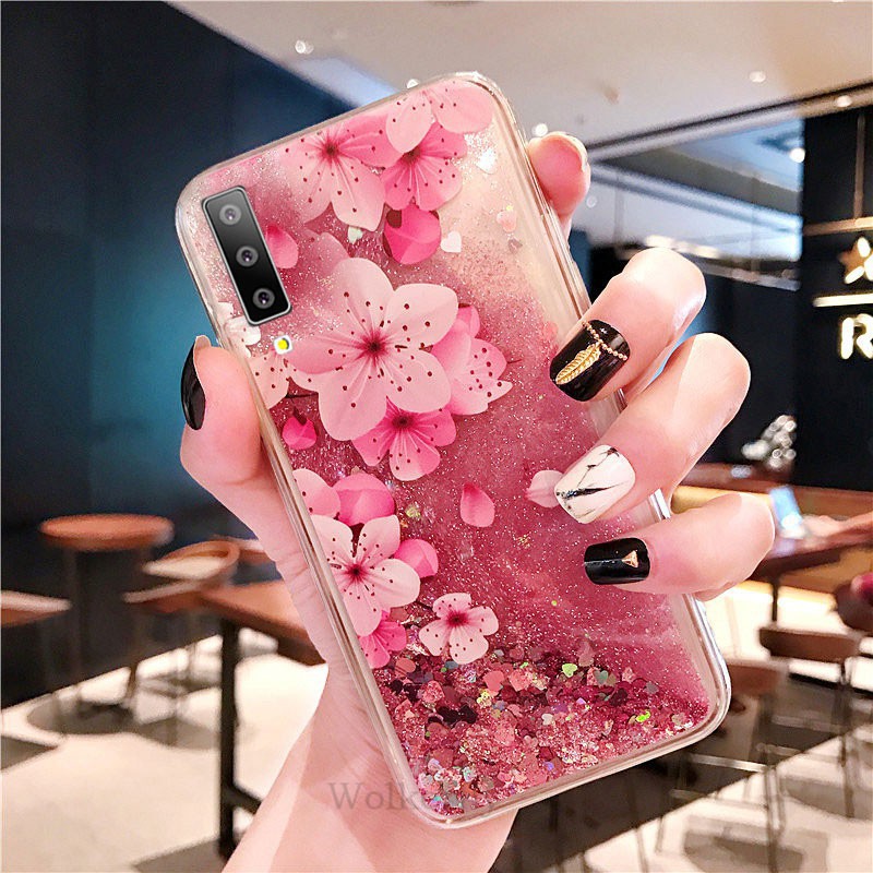 DFA VCN Ốp lưng kim tuyến nước OPPO A12 A12e A7 A5s A3s A39 A57 A59 A71 A83 A5 A9 2020 F1s F3 Plus F5 Youth F7 F9 F11 Pr