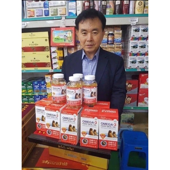 Dầu cá 3 mega bổ sung DHA Hàn Quốc