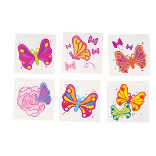 Hình dán Tattoo Các mẫu Bướm cho bé  - TT 05_1