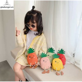 TÚI ĐEO CHÉO HÌNH QUẢ DỨA XINH XẮN CỰC THỜI TRANG