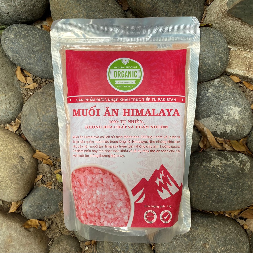 Muối Hồng Himalaya Nhập Khẩu Pakistan(2 loại)0.5kg & 1kg