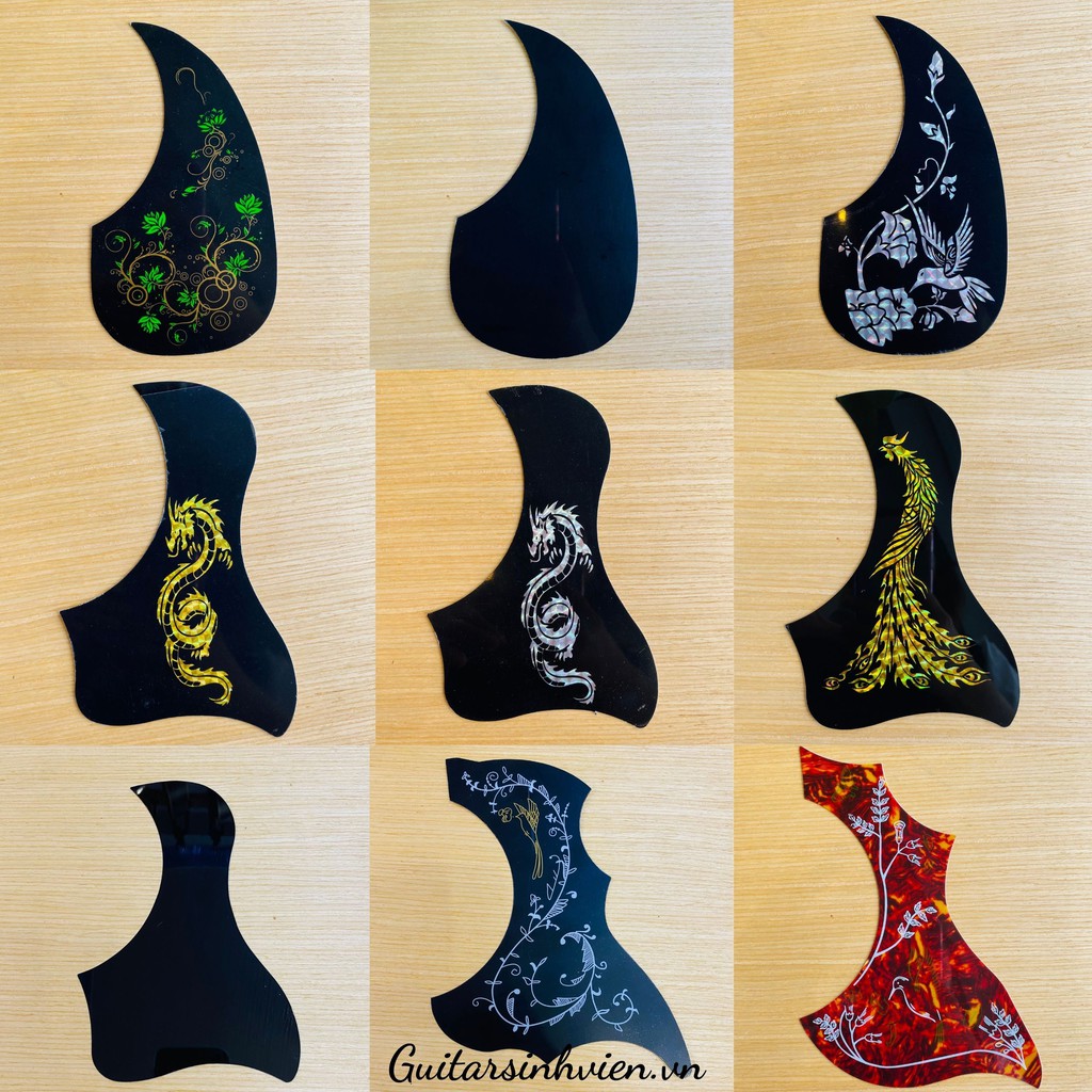Miếng dán chống xước guitar nhiều mẫu mã
