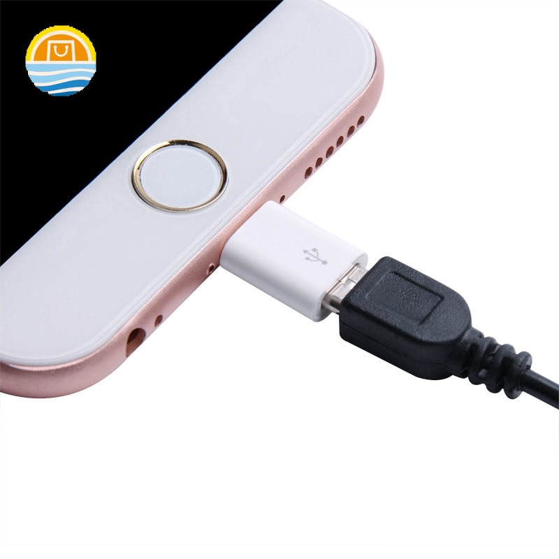 Đầu chuyển đổi cổng Micro USB sang chui Lightning 8 chân JP2 hỗ trợ iOS 8 dùng khi sạc pin và truyền dữ liệu cho Apple