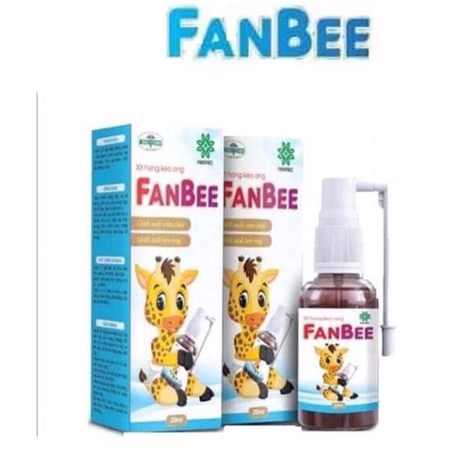 XỊT HỌNG KEO ONG FANBEE ( Chính hãng)