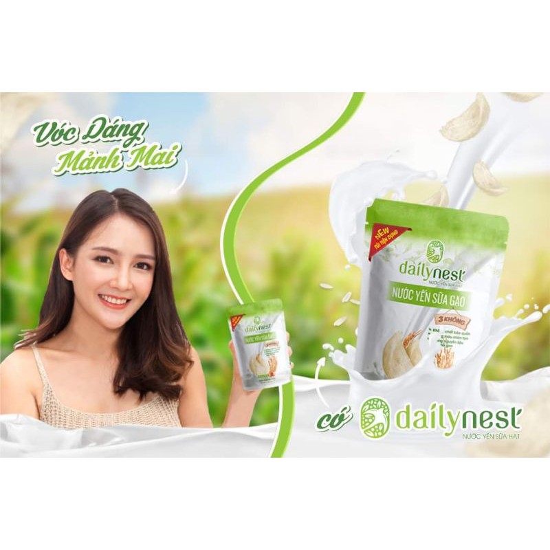 [Mã 156FMCGSALE hoàn 8% đơn 500K] Nước yến sữa gạo 1 túi x120ml date 3.2022 | BigBuy360 - bigbuy360.vn