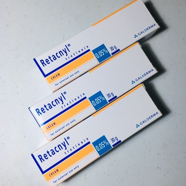 Kem hỗ trợ giảm mụn Retacnyl Tretinoin 0.025% - 0.05% (30g) - Thi Vũ