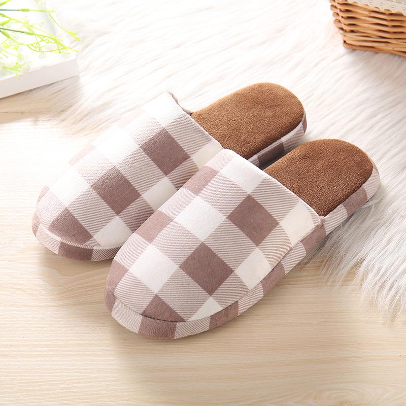 DÉP VẢI TRONG NHÀ NHÀ BÍT MŨI CARO (Nhiều màu) - [Dép vải, Dép trong nhà nữ, Dép nữ dễ thương, Dép nữ Cute ]