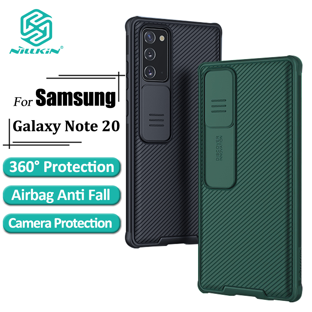 Ốp Điện Thoại Nillkin Cho Samsung Galaxy Note 20 Bằng PC Cứng Thiết Kế Nắp Trượt Bảo Vệ Camera Cho Sự Riêng Tư
