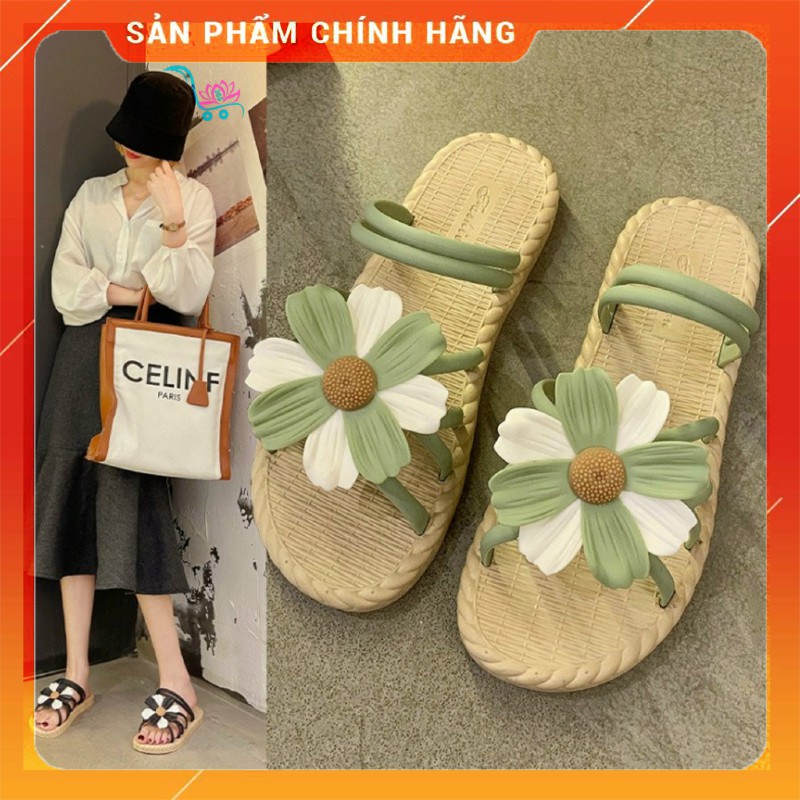 Dép Nhựa Dẻo Hoa Sao Nhái 4 Màu Cực Dễ Thương