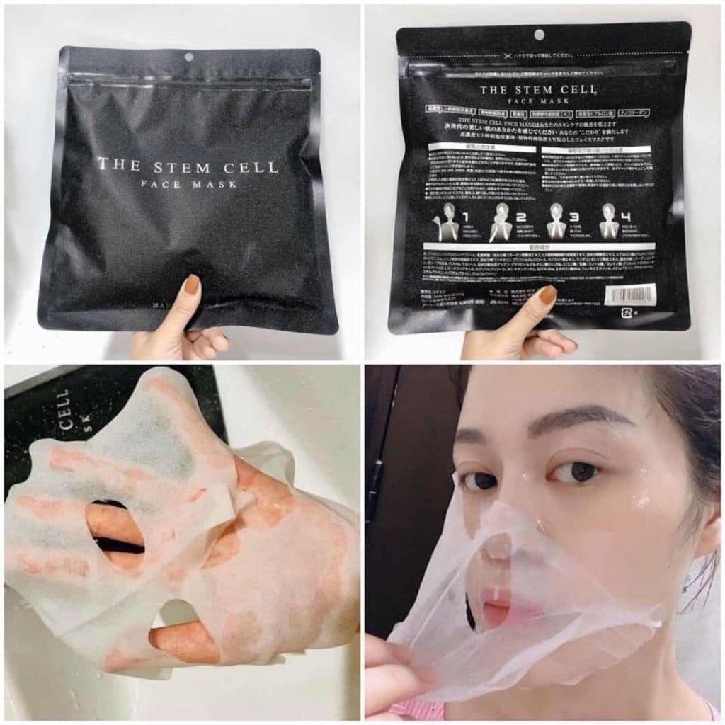The Stem Cell Face Mask - Mặt Nạ Tế Bào Gốc Căng Bóng Dưỡng Trắng Nhật Bản