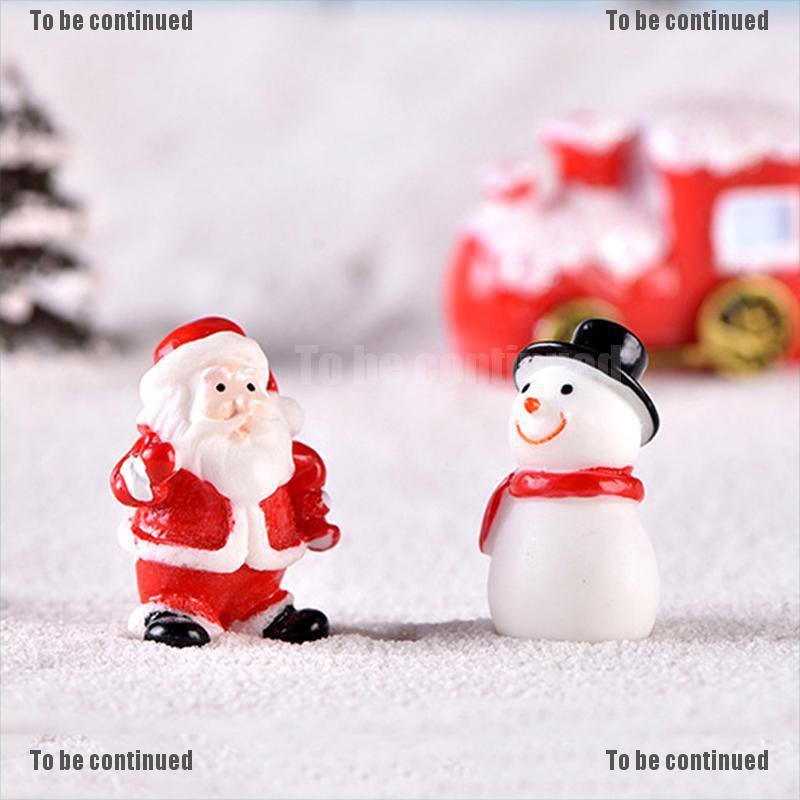 Mô Hình Ông Già Noel / Người Tuyết Mini Vườn