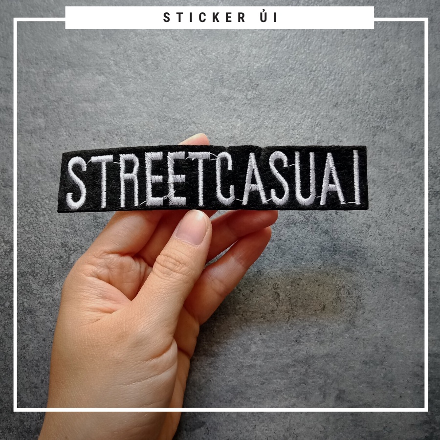 Sticker ủi quần áo cao cấp CÓ SẴN KEO ỦI dùng làm miếng dán vá Quần Áo,vá áo phao,trang trí quần áo
