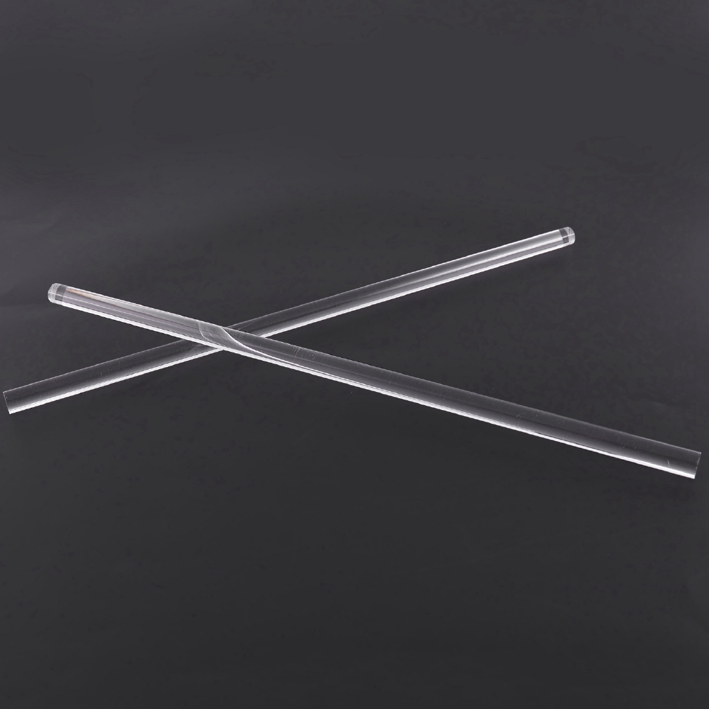 Set 2 Thanh Nhựa Acrylic Trong Suốt 10mm