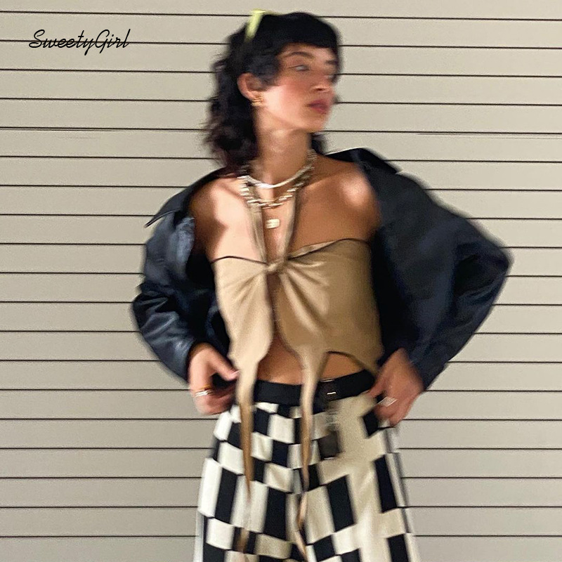 Áo Sát Nách Hở Lưng Màu Trơn Phong Cách Quyến Rũ Dành Cho Nữ