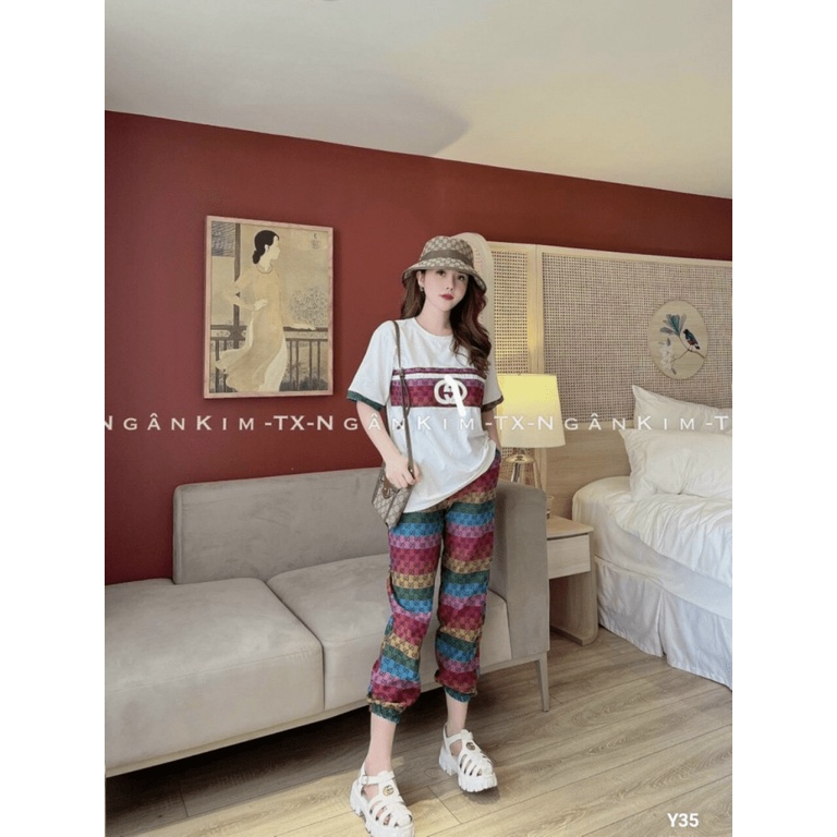 SÉT BỘ ÁO COTTON QUẦN BỐ CÁ TÍNH TRẺ TRUNG HỢP THỜI TRANG UP Thời Trang hhp 2022