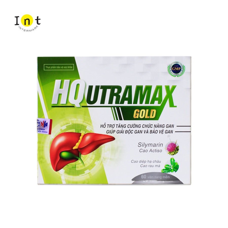 Hộp 60 Viên Uống Mát Gan, Giải Độc Gan HK Gold Hoàng Kim