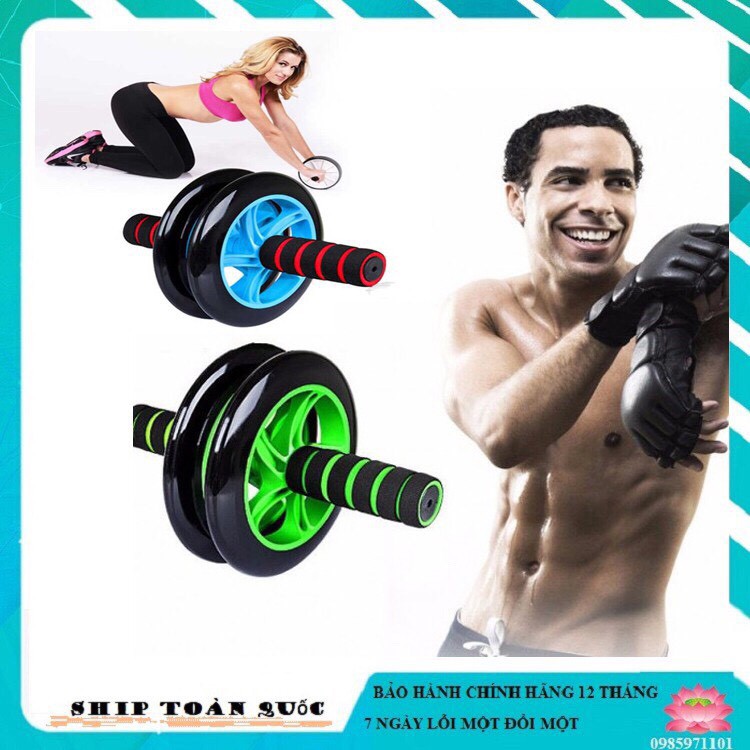 🎁 Con lăn tập bụng GYM Roller ❤️ FREESHIP ❤️ Bánh xe tập cơ bụng 6 múi tại nhà