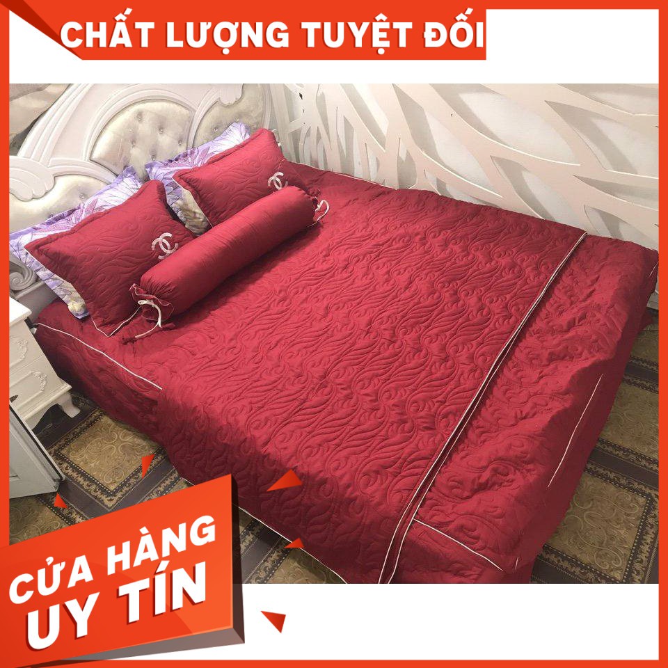Trọn Bộ satin phủ trần 5 mónĐược Chọn Mẫu Ga Gối Poly HOT 2021