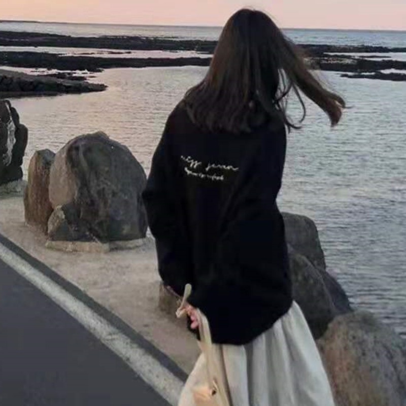 Áo khoác cardigan tay dài kiểu dáng đơn giản