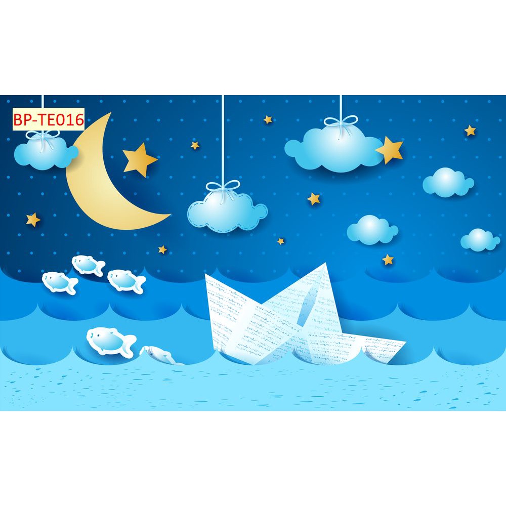 Tranh Dán Tường Phòng Trẻ Em Chèn Chữ Miễn Phí 3D