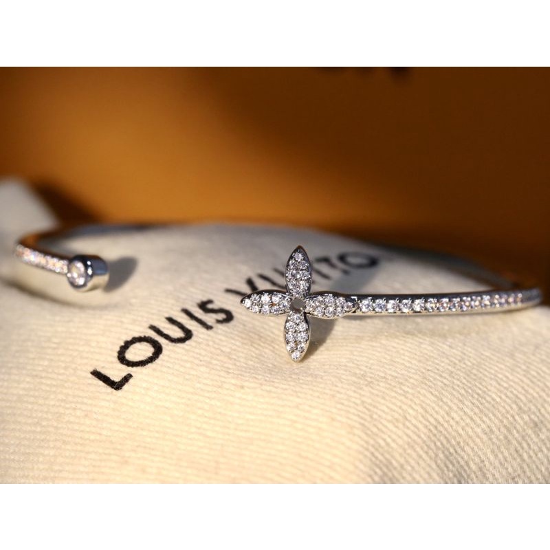 LV vòng tay cỏ bốn lá vàng hồng cho nam và nữ