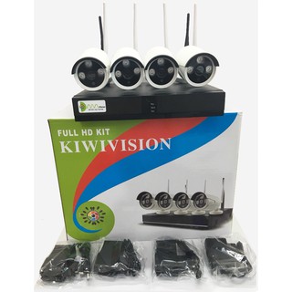 Bộ Camera Wifi Kiwivision NVR4200 Kit 4 Mắt 1080P