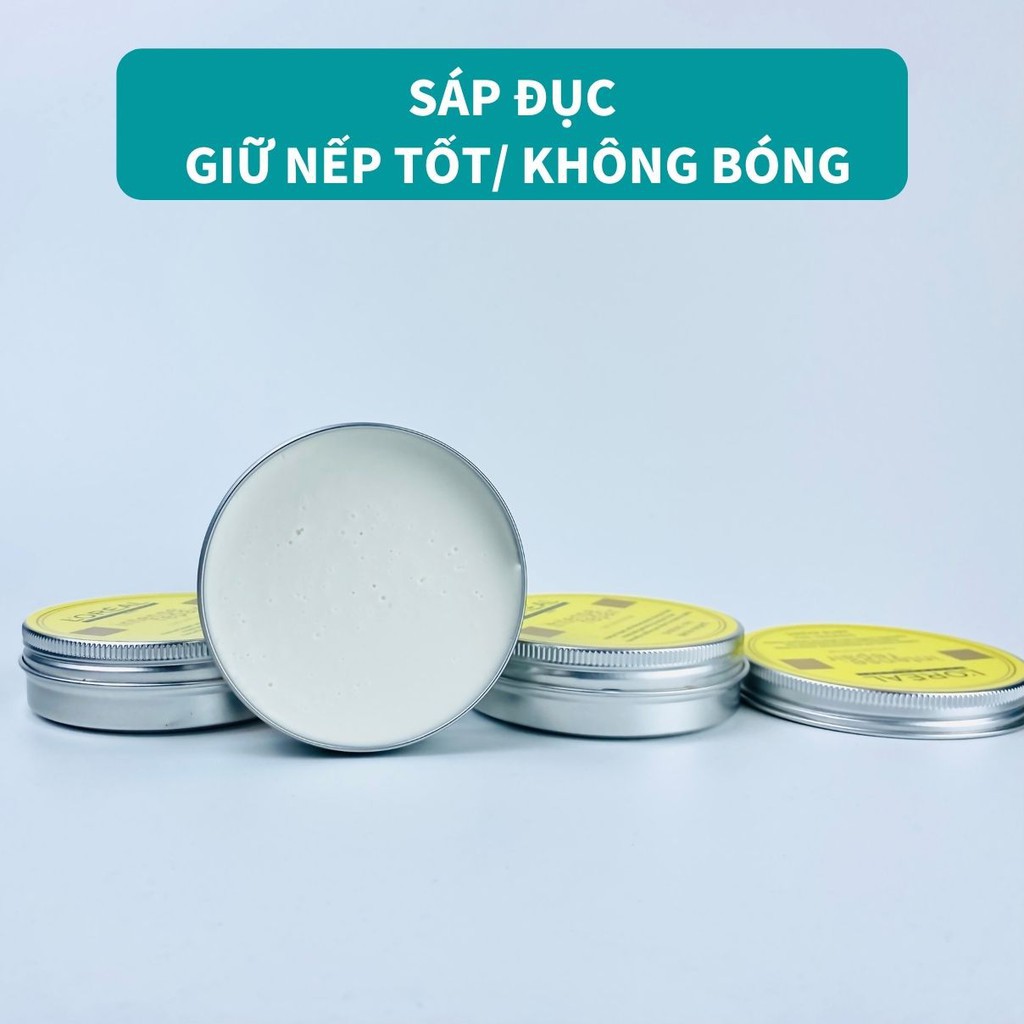 (Mới) Sáp Vuốt Tóc Nam LORAEL 100g sáp mềm gel , sáp cứng tạo kiểu dễ dàng tóc nam nữ giữ nếp tốt wax tóc SA01