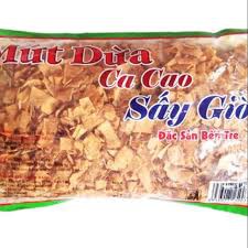 Mứt Dừa Cacao Sấy Giòn 500g