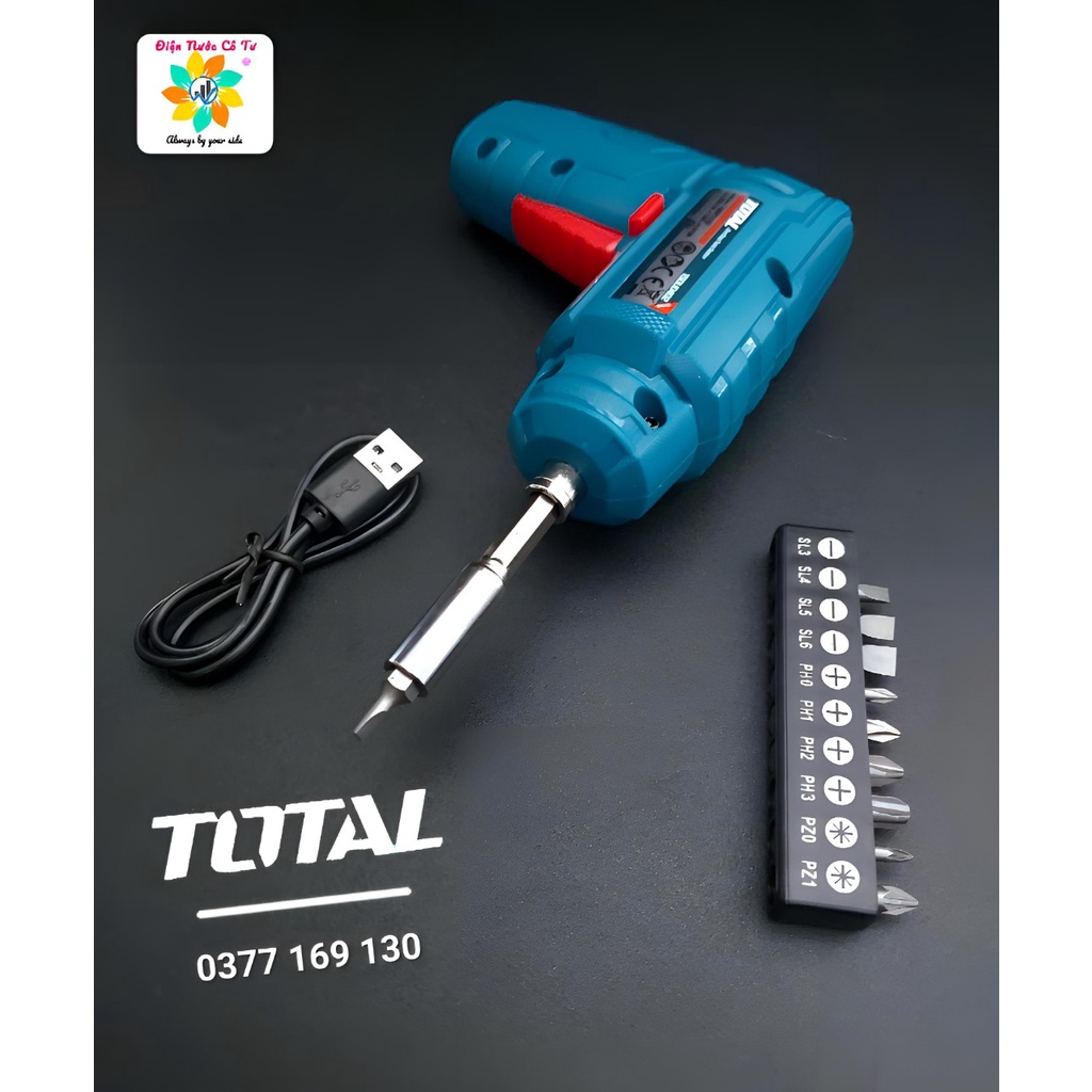 Máy siết vít dùng pin 4V TOTAL