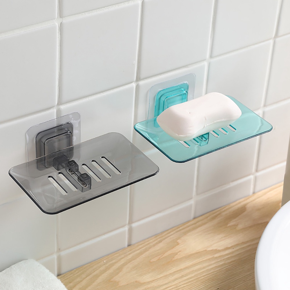 Giá Đỡ Xà Phòng / Miếng Bọt Biển Gắn Tường Tiện Dụng Cho Phòng Tắm
