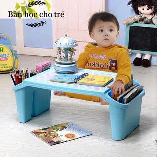 Bàn Học Ngồi Bệt Cho Bé Có Ngăn Để Đồ - Cao Cấp
