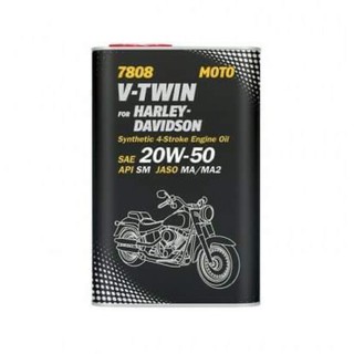 Nhớt xe harley davidson v-twin - mannol 7808 v-twin for harley davidson 20w-50