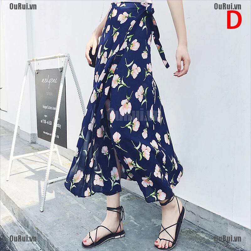 Chân Váy Dài Thời Trang retro Xinh Xắn Dành Cho Nữ