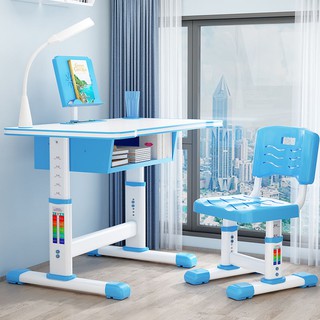 ☄✴﹊Bàn học trẻ em, viết, làm bài tập cho sinh tiểu học, bộ combo ghế nâng bé trai và gái