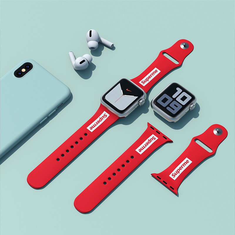 Dây Đeo Đồng Hồ Thể Thao Bằng silicone Mềm 38mm 40mm 42mm 44mm 41mm 45mm Cho Apple watch iwatch 7 6 5 4 SE 3 2