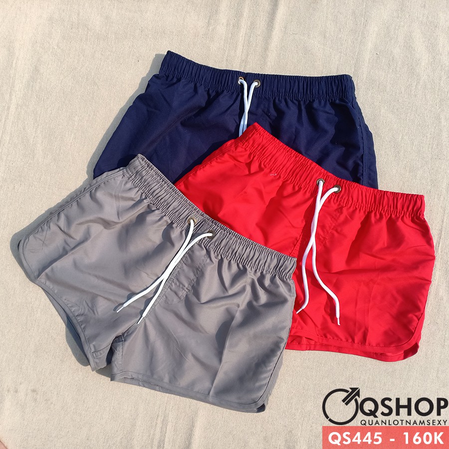 Quần short đi biển vải dù nhiều màu nỗi bật QSHOP QS445