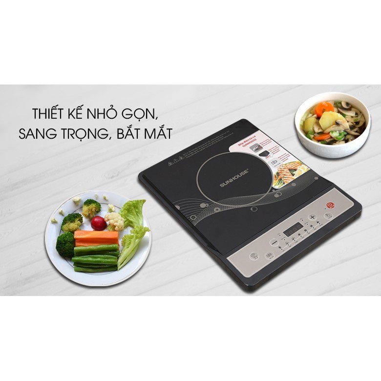 Bếp Từ Sunhouse SHD6149 - Tặng Kèm Nổi Lẩu - Hàng Chính Hãng