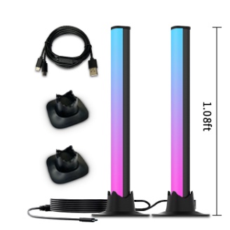 Thanh Đèn LED RGB Thông Minh RGB 118 Chế Độ Chiếu Sáng 4 Chế Độ Âm Thanh/Điều Khiển Bằng Ứng Dụng Cho Máy Chơi Game