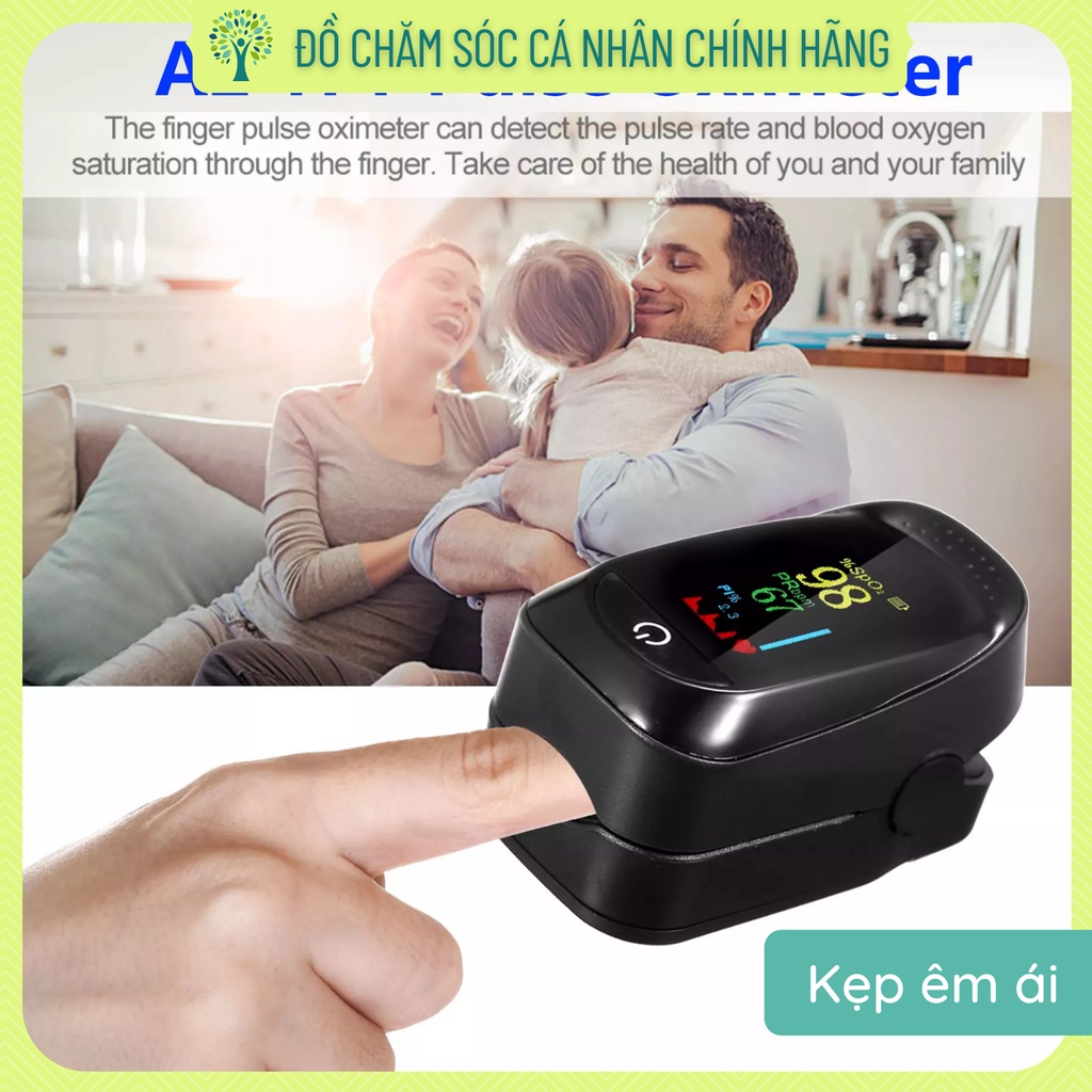 Máy đo SPO2, Máy đo nồng độ oxy trong máu và nhịp tim Pulse oximeter TFT (TẶNG KÈM PIN)