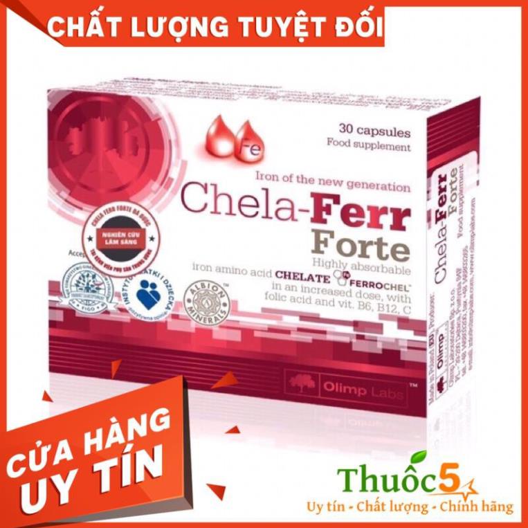 [GIÁ GỐC] Chela Ferr Forte bổ sung sắt hữu cơ cho mẹ bầu - hộp 30 viên