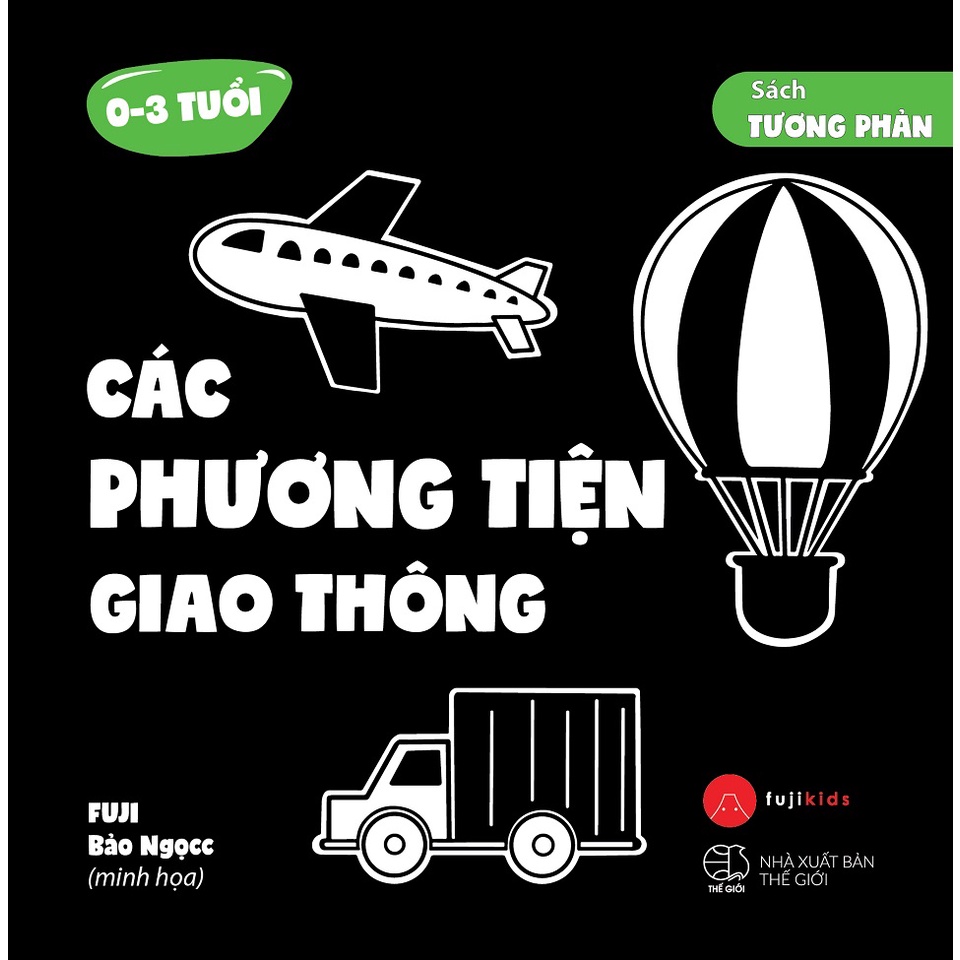 Sách Tương Phản - Bồi Cứng Dành Cho Các Bé Từ 0-3 Tuổi