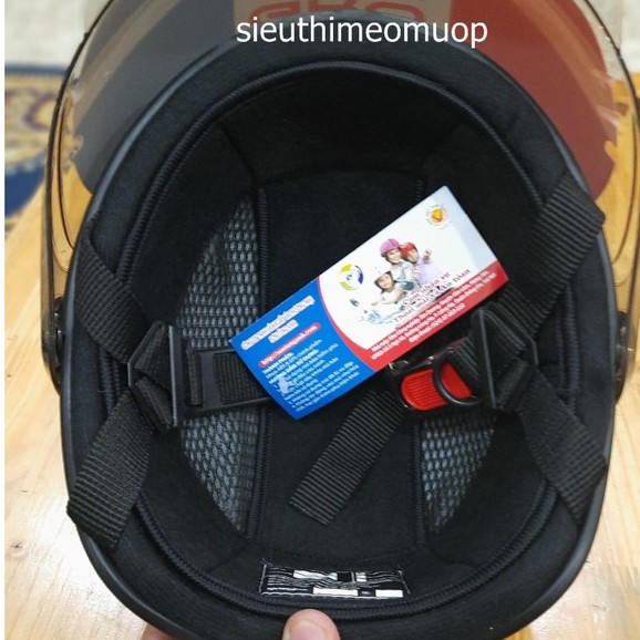 nón bảo hiểm nửa đầu chính hãng GRO cao cấp
