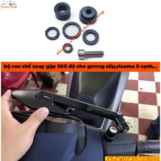 [[ Đồ XE Máy Giá Rẻ]] 🍁 BỘ RON CHẾ XOAY GẬP 360 ĐỘ KÍNH CHIẾU HẬU 🍁