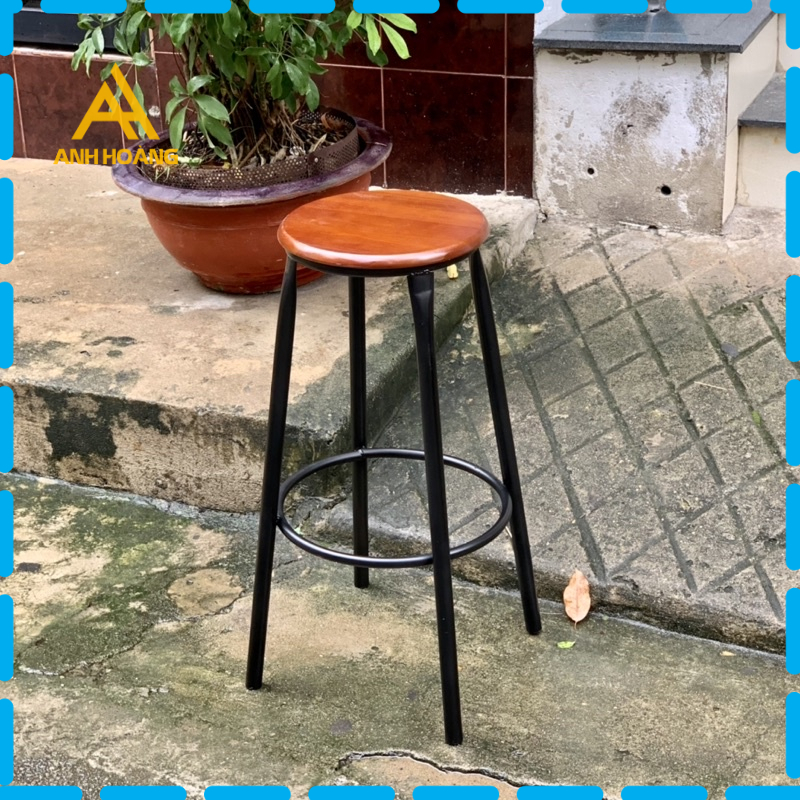 Ghế ban công - ngồi quầy bar cao 75cm không tựa Mới