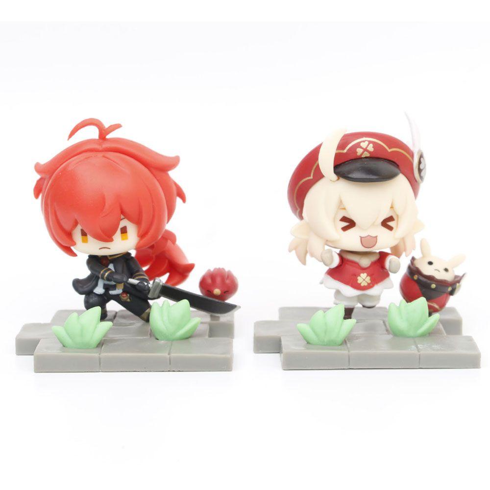 Set 7 Mô Hình Đồ Chơi Nhân Vật Trong Game &quot;Luluck Genshin Impact&quot;