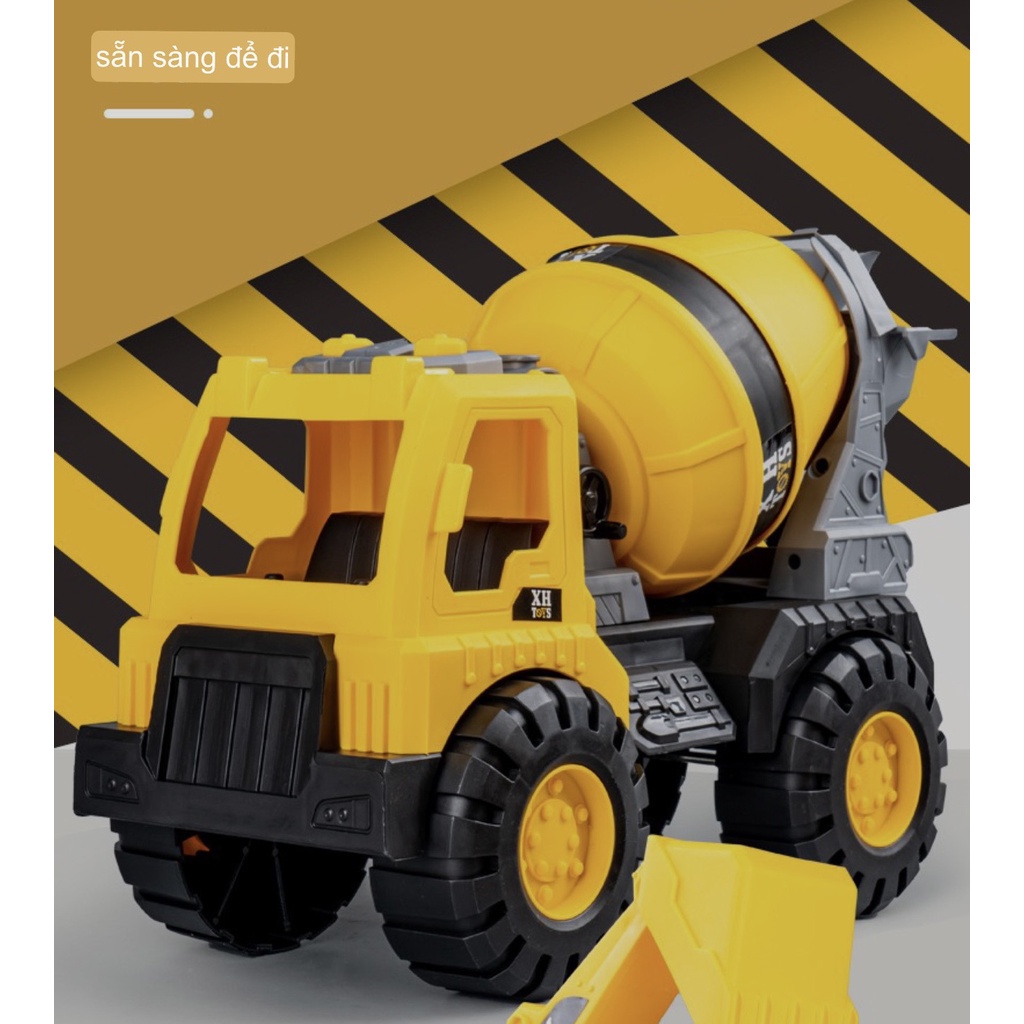 Đồ chơi xe ô tô công trình các loại cho bé phát triển kỹ năng