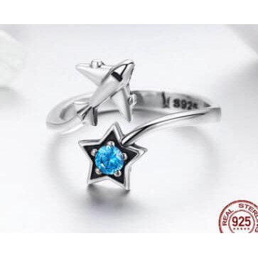 Nhẫn bạc máy bay