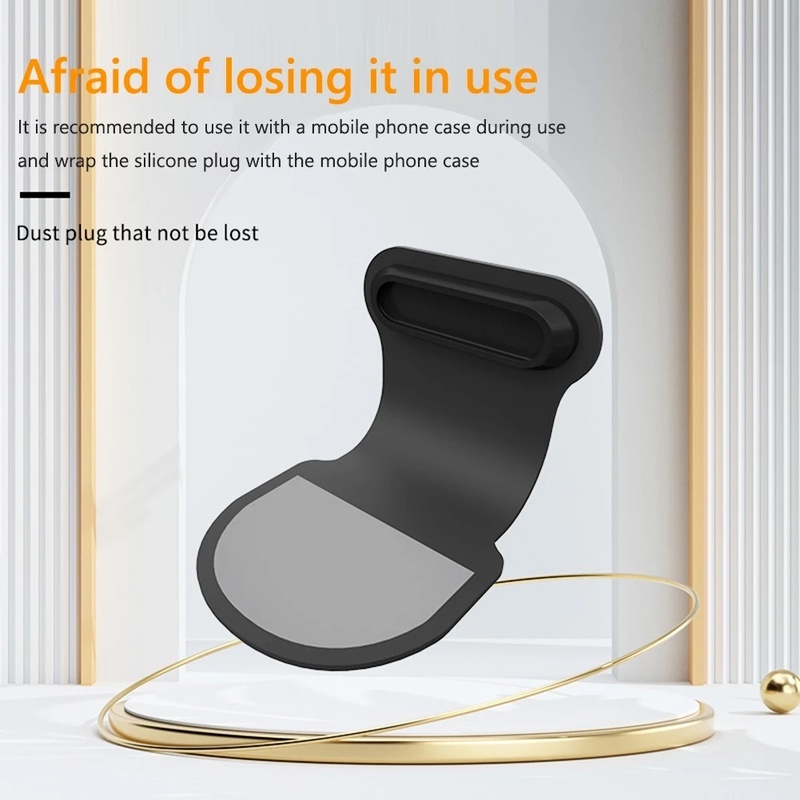 Ốp Điện Thoại Silicone Chống Bụi Chống Mất Cổng Sạc USB Type C Cho
